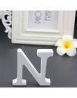1 sztuk 15cm biały drewniany miłość ślub znak romantyczna dekoracja ślubna DIY małżeństwo miłość listy fotografia rekwizyty 15*1