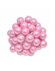 50 sztuk Mini jagody plastikowe sztuczne owoce małe sztuczna perła kwiat Stamens Cherry ślub DIY pudełko zdobione wieńce Xmas