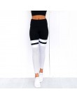 Legginsy damskie Fitness dorywczo spodnie do ćwiczeń ołówek elastyczne spodnie gradientowe Legging Skinny leginsy gotyckie siatk