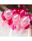 100 sztuk/partia balony urodzinowe 10 cal lateks srebrny czerwony złoty balon pogrubienie perła balon na imprezę Ball home deco 