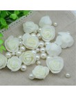 50 sztuk/partia sztuczne Mini pianka pe kwiat róży Handmade DIY dekoracje ślubne DIY Scrapbooking sztuczny kwiat pocałunek Ball