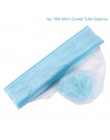 FENGRISE 5M 10M Bride Party Decor Organza ślubna tiulowa tkanina Sheer Swag kurtyna tło rustykalne dekoracje ślubne impreza impr