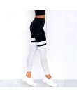 Legginsy damskie Fitness dorywczo spodnie do ćwiczeń ołówek elastyczne spodnie gradientowe Legging Skinny leginsy gotyckie siatk