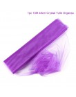 FENGRISE 5M 10M Bride Party Decor Organza ślubna tiulowa tkanina Sheer Swag kurtyna tło rustykalne dekoracje ślubne impreza impr
