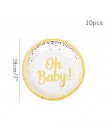 Dzieci 1. Dekoracja urodzinowa 1-letnia korona Baby Boy girl 1 pierwsze urodziny balon Garland Baby Shower zaopatrzenie firm