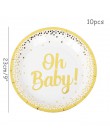 Dzieci 1. Dekoracja urodzinowa 1-letnia korona Baby Boy girl 1 pierwsze urodziny balon Garland Baby Shower zaopatrzenie firm