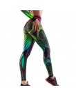 SVOKOR damskie legginsy Sexy wysokiej talii Slim drukowane legginsy Gym wysoka rozciągliwość oddychające spodnie damskie