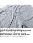 NORMOV damskie legginsy z niską talią Push Up do kostek Fitness legginsy modne, treningowe damskie elastyczne Silm Jeggings legi