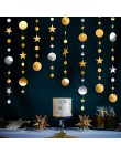 4M Twinkle Star okrągły kształt Banner girlandy papierowe Baby Boy Girls szczęśliwe pierwsze dekoracje na imprezę urodzinową ślu
