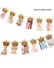 Dzieci 1. Dekoracja urodzinowa 1-letnia korona Baby Boy girl 1 pierwsze urodziny balon Garland Baby Shower zaopatrzenie firm
