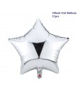 12 sztuk Baby Shower 18 cali różowe białe gwiazdkowe balony z helem dziewczyny akcesoria na przyjęcie urodzinowe 1st Party Decor