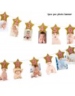 Dzieci 1. Dekoracja urodzinowa 1-letnia korona Baby Boy girl 1 pierwsze urodziny balon Garland Baby Shower zaopatrzenie firm
