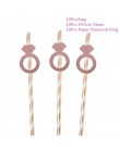 Chicinlife panna młoda być tematem balon foliowy Cupcake Topper Sash wieczór panieński diamentowy pierścionek foliowy balon słom