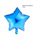 12 sztuk Baby Shower 18 cali różowe białe gwiazdkowe balony z helem dziewczyny akcesoria na przyjęcie urodzinowe 1st Party Decor