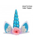 Dzieci 1. Dekoracja urodzinowa 1-letnia korona Baby Boy girl 1 pierwsze urodziny balon Garland Baby Shower zaopatrzenie firm
