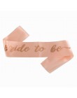 Różowe złoto litery Bride to be balon foliowy ślub wieczór panieński zaangażowanie dekoracje na wieczór panieński zaopatrzenie n