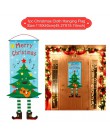 Bożonarodzeniowy baner reklamowy wystrój świąteczny dla domu Garland ozdoby świąteczne Noel Navidad 2019 Cristmas Decor szczęśli