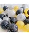 20 sztuk 10 cal miejsca impreza tematyczna balony astronauta rakieta z balonów foliowych z nadrukiem w gwiazdki lateksowe powiet