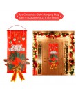 Bożonarodzeniowy baner reklamowy wystrój świąteczny dla domu Garland ozdoby świąteczne Noel Navidad 2019 Cristmas Decor szczęśli