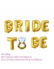 Chicinlife panna młoda być tematem balon foliowy Cupcake Topper Sash wieczór panieński diamentowy pierścionek foliowy balon słom