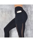 SVOKOR Fitness kobiety legginsy Push up kobiety wysokiej talii kieszeń trening legginsy 2019 moda legginsy na co dzień Mujer 3 k