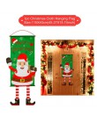 Bożonarodzeniowy baner reklamowy wystrój świąteczny dla domu Garland ozdoby świąteczne Noel Navidad 2019 Cristmas Decor szczęśli