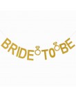 Różowe złoto litery Bride to be balon foliowy ślub wieczór panieński zaangażowanie dekoracje na wieczór panieński zaopatrzenie n
