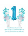 Dzieci 1. Dekoracja urodzinowa 1-letnia korona Baby Boy girl 1 pierwsze urodziny balon Garland Baby Shower zaopatrzenie firm