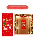 Bożonarodzeniowy baner reklamowy wystrój świąteczny dla domu Garland ozdoby świąteczne Noel Navidad 2019 Cristmas Decor szczęśli