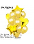 12 sztuk Baby Shower 18 cali różowe białe gwiazdkowe balony z helem dziewczyny akcesoria na przyjęcie urodzinowe 1st Party Decor