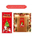 Bożonarodzeniowy baner reklamowy wystrój świąteczny dla domu Garland ozdoby świąteczne Noel Navidad 2019 Cristmas Decor szczęśli