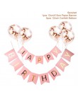 12 sztuk Baby Shower 18 cali różowe białe gwiazdkowe balony z helem dziewczyny akcesoria na przyjęcie urodzinowe 1st Party Decor