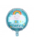30 Paterns 5 sztuk 18-cal okrągły balon foliowy wszystkiego najlepszego z okazji urodzin nadmuchiwane balony z helem dekoracja u