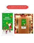 Bożonarodzeniowy baner reklamowy wystrój świąteczny dla domu Garland ozdoby świąteczne Noel Navidad 2019 Cristmas Decor szczęśli