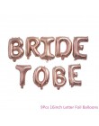 Chicinlife panna młoda być tematem balon foliowy Cupcake Topper Sash wieczór panieński diamentowy pierścionek foliowy balon słom