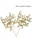 Chicinlife panna młoda być tematem balon foliowy Cupcake Topper Sash wieczór panieński diamentowy pierścionek foliowy balon słom