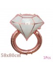 Chicinlife panna młoda być tematem balon foliowy Cupcake Topper Sash wieczór panieński diamentowy pierścionek foliowy balon słom