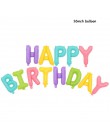 Dzieci 1. Dekoracja urodzinowa 1-letnia korona Baby Boy girl 1 pierwsze urodziny balon Garland Baby Shower zaopatrzenie firm