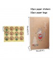 Bożonarodzeniowy papier prezentowy pudełko torby Navidad ozdoby choinkowe dla domu Natal cukierki plastikowa torba Kerst materia