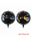 20 sztuk 10 cal miejsca impreza tematyczna balony astronauta rakieta z balonów foliowych z nadrukiem w gwiazdki lateksowe powiet