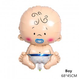 HOUHOM dekoracje na baby shower to chłopiec dziewczyna płeć odsłonić balon duży przyrząd do karmienia dziecka balon dekoracje na
