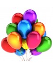 10 sztuk/partia 12 cali lateksowe kolorowe balony dekoracje na przyjęcia urodzinowe dla dzieci zabawki ślubne piłki Event Party 