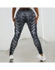 Legginsy damskie legginsy z wysokim stanem do treningu Fitness Feminina Jeggings legginsy z nadrukiem 3D 4 kolory