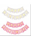 Multi Themes baner urodzinowy Baby Shower dekoracje na imprezę urodzinową foto budka urodzinowe flagi Garland flagi