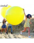 1pc 36 Cal gigantyczne jasne balony lateksowe balony urodziny dekoracje ślubne nadmuchiwane balony z helem z okazji urodzin Ball