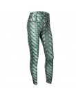 Legginsy damskie legginsy z wysokim stanem do treningu Fitness Feminina Jeggings legginsy z nadrukiem 3D 4 kolory