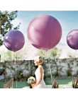 1pc 36 Cal gigantyczne jasne balony lateksowe balony urodziny dekoracje ślubne nadmuchiwane balony z helem z okazji urodzin Ball