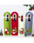 Noel 2019 najnowszy świąteczny pokrowiec na butelkę wina święty mikołaj Xmas ozdoby świąteczne dla domu Natal ozdoby obiadowe no