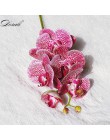 3D sztuczny motyl storczyki fałszywy Moth flor kwiat orchidei dla domu ślubna dekoracja prawdziwy dotyk Home Decor Flore