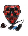 2020 Halloween maska LED maski oczyszczające wybory Mascara kostium impreza z dj-em zapalają maski świecą w ciemnym filmie Cospl